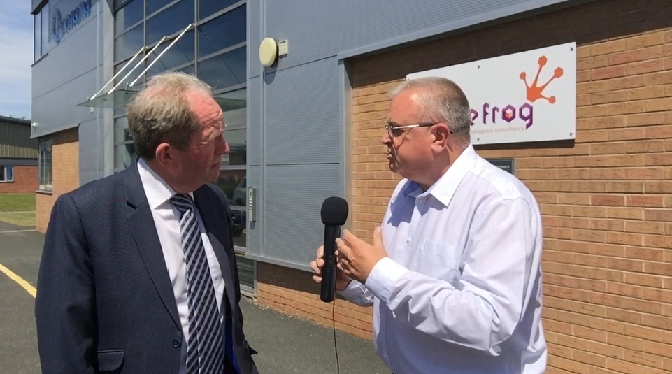 Shropshire Business editor Carl Jones interviewed Martin for SBLTV